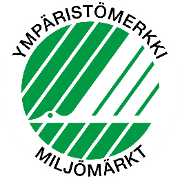 Ympäristömerkki eli joutsenmerkki.